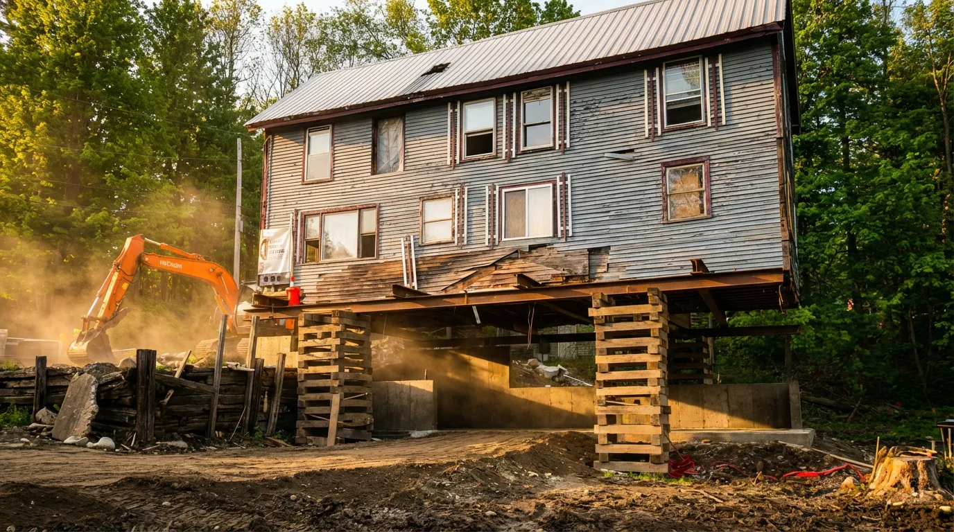 Residential demolition project